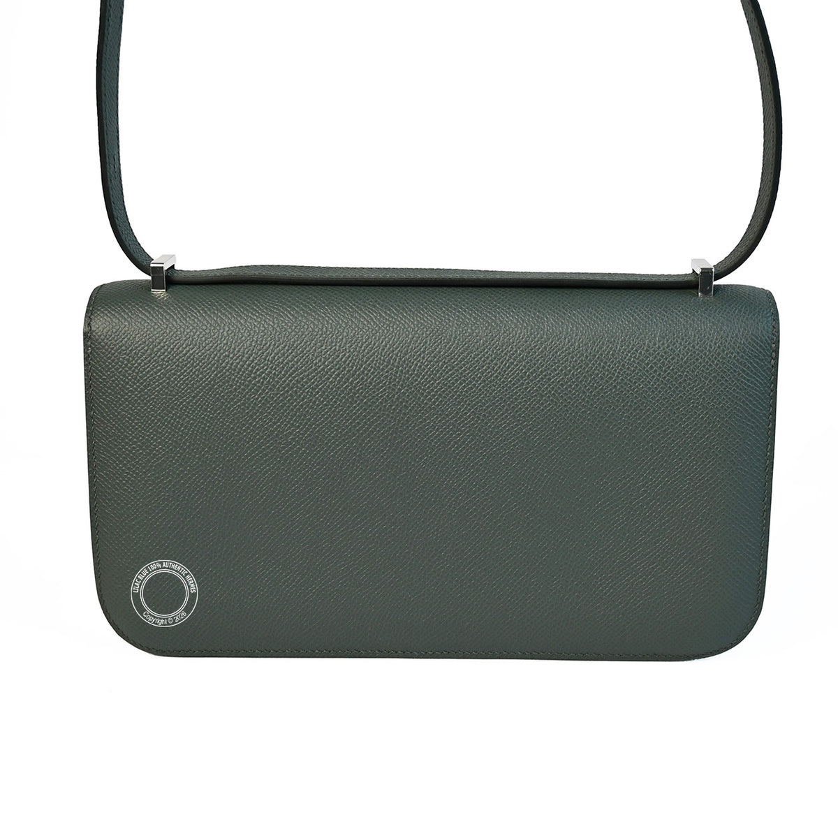Hermès Constance 25cm Vert Mangrove Elan Epsom PHW/Enamel