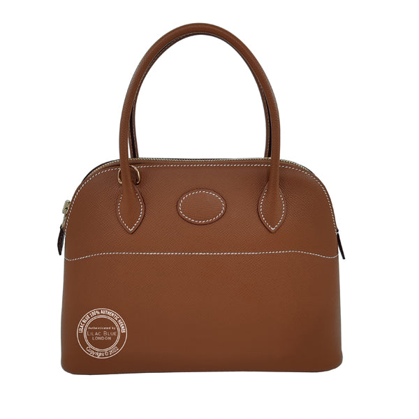 Hermès Bolide 27cm Gold Epsom GHW
