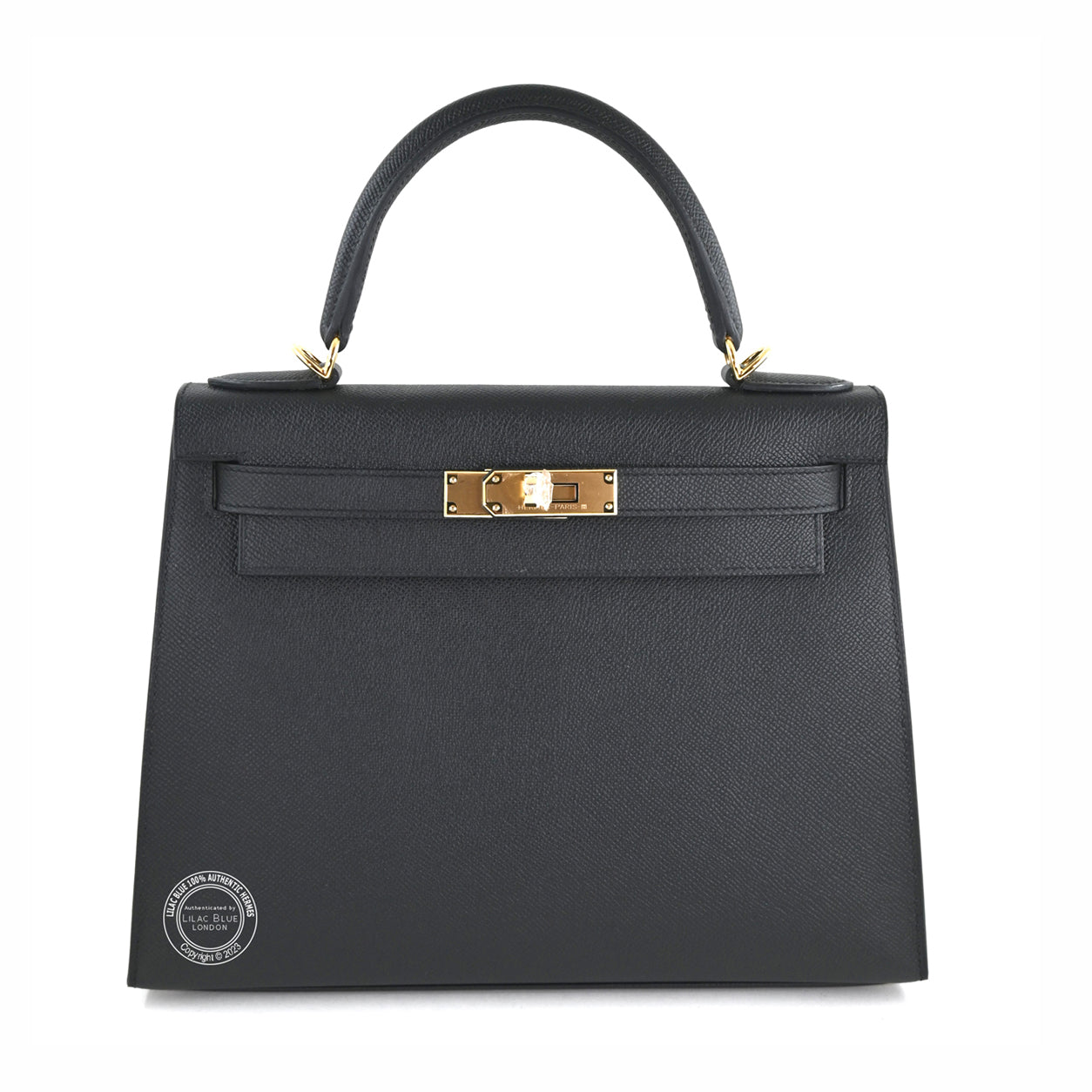 Hermès Kelly 28cm Black Epsom GHW