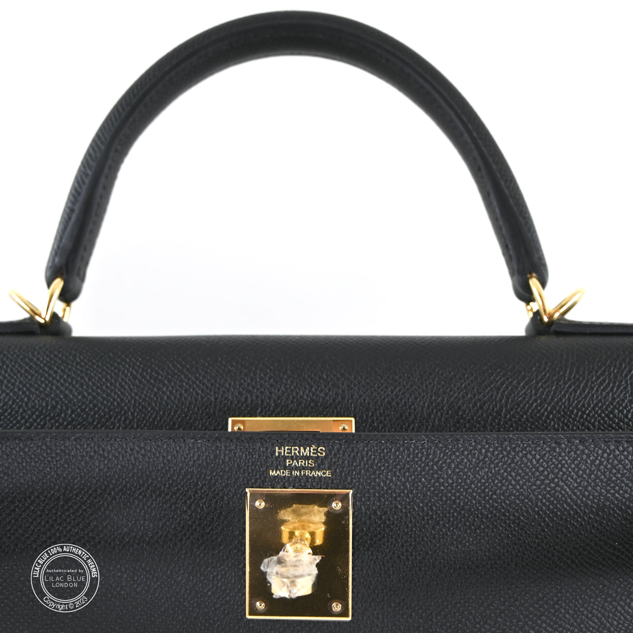 Hermès Kelly 28cm Black Epsom GHW