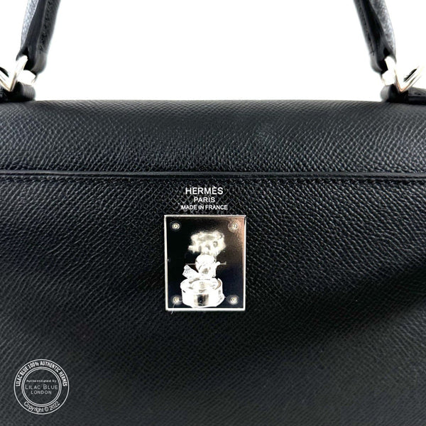 Hermès Kelly 28cm Black Epsom PHW