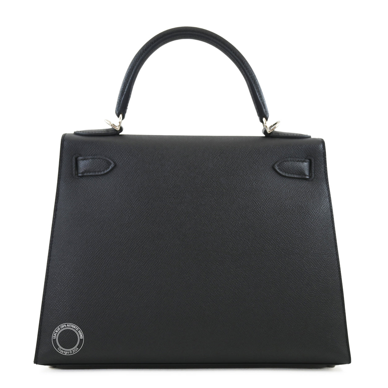 Hermès Kelly 28cm Black Epsom PHW - Preloved