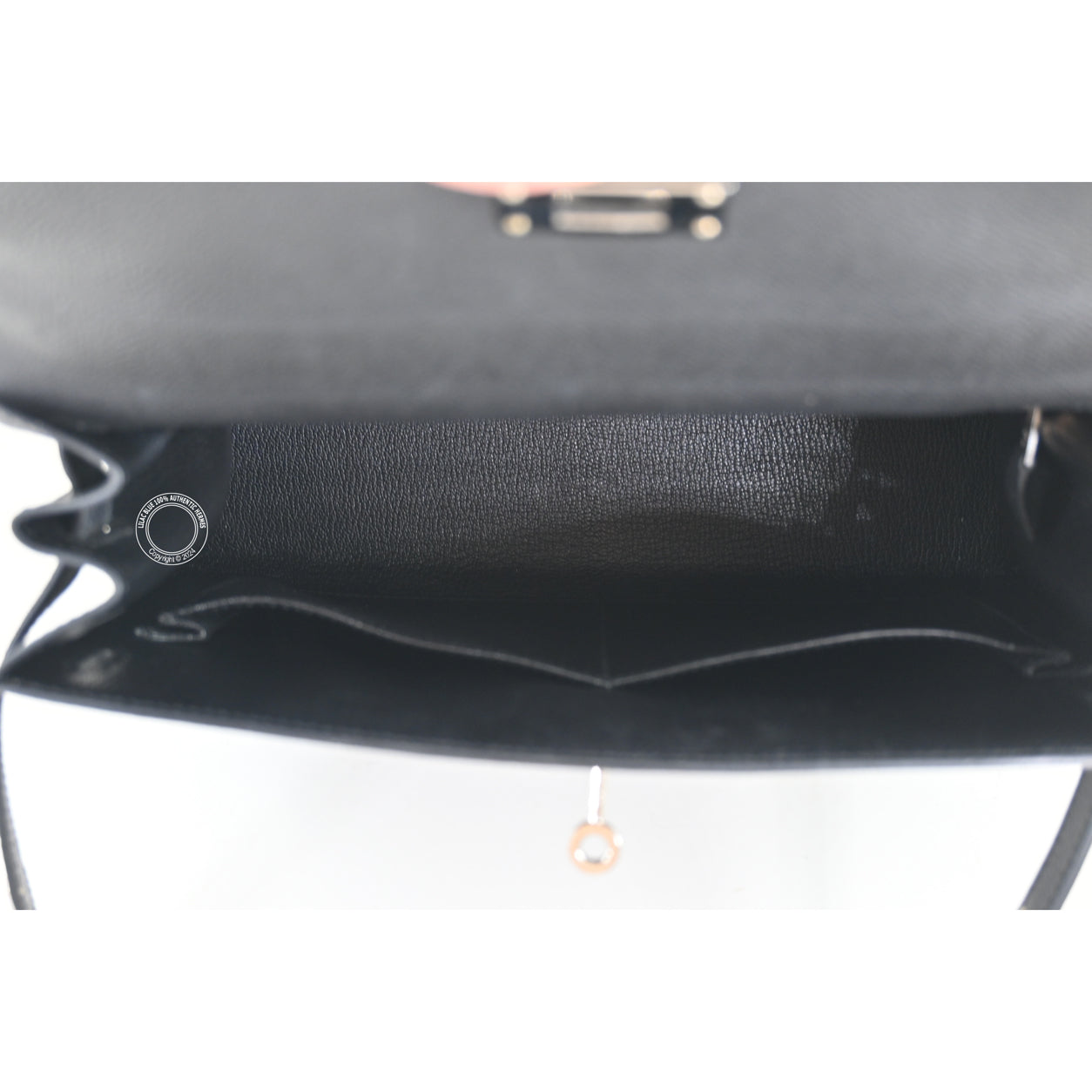 Hermès Kelly 28cm Black Epsom PHW - Preloved