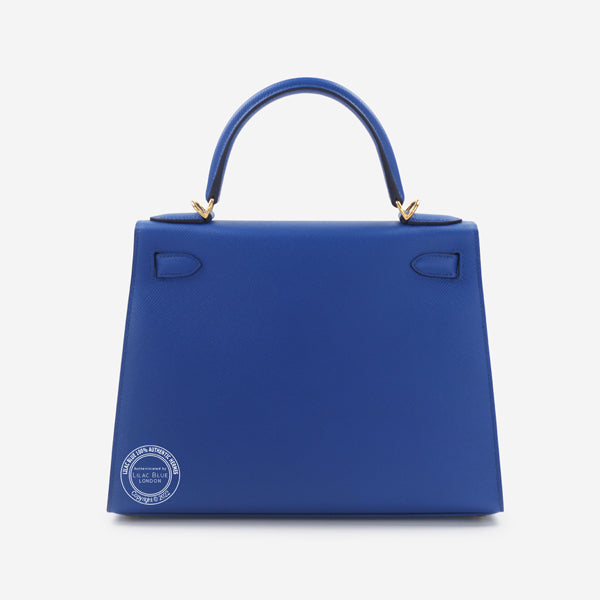 Hermès Kelly 28cm Bleu France Epsom GHW
