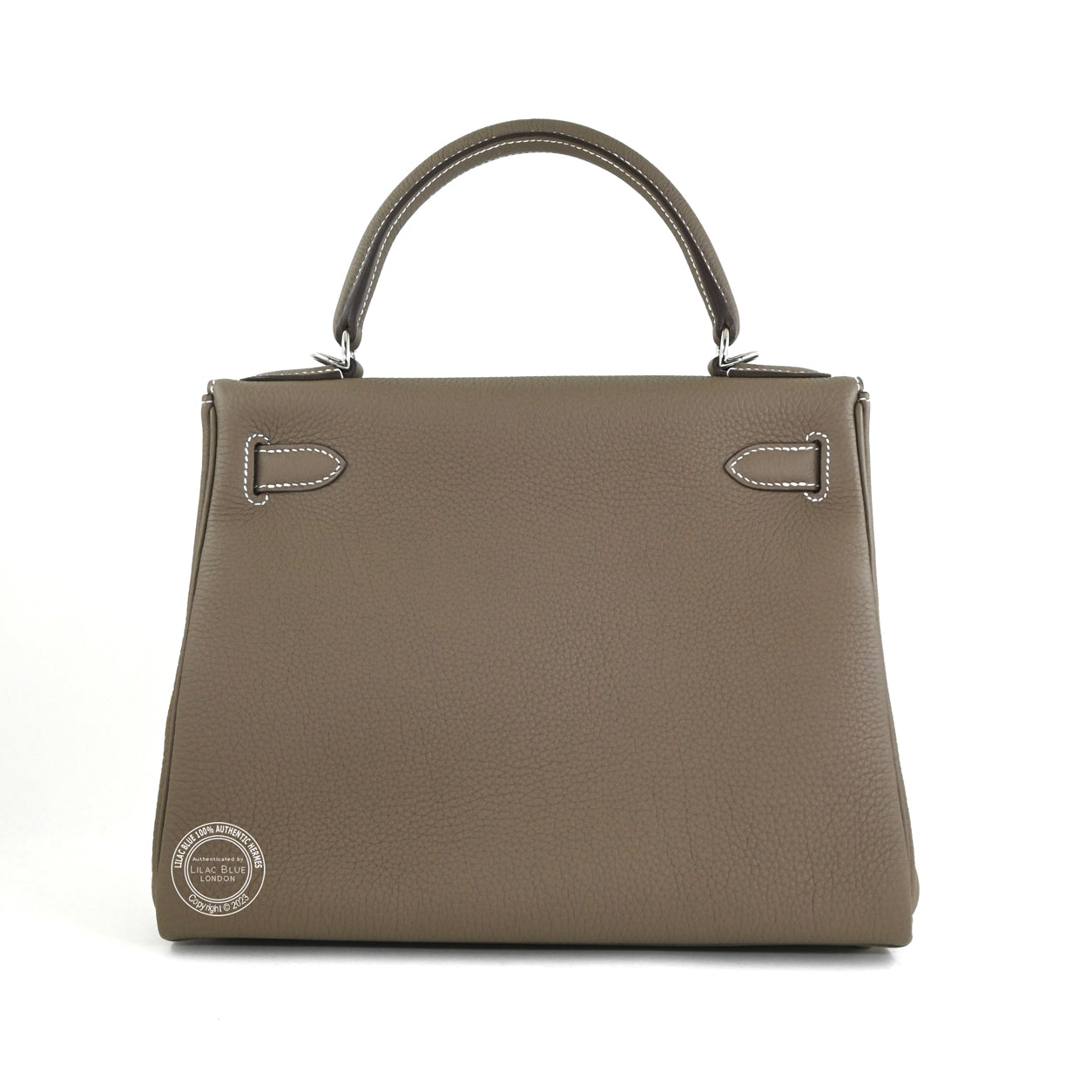 Hermès Kelly 28cm Etoupe Togo PHW