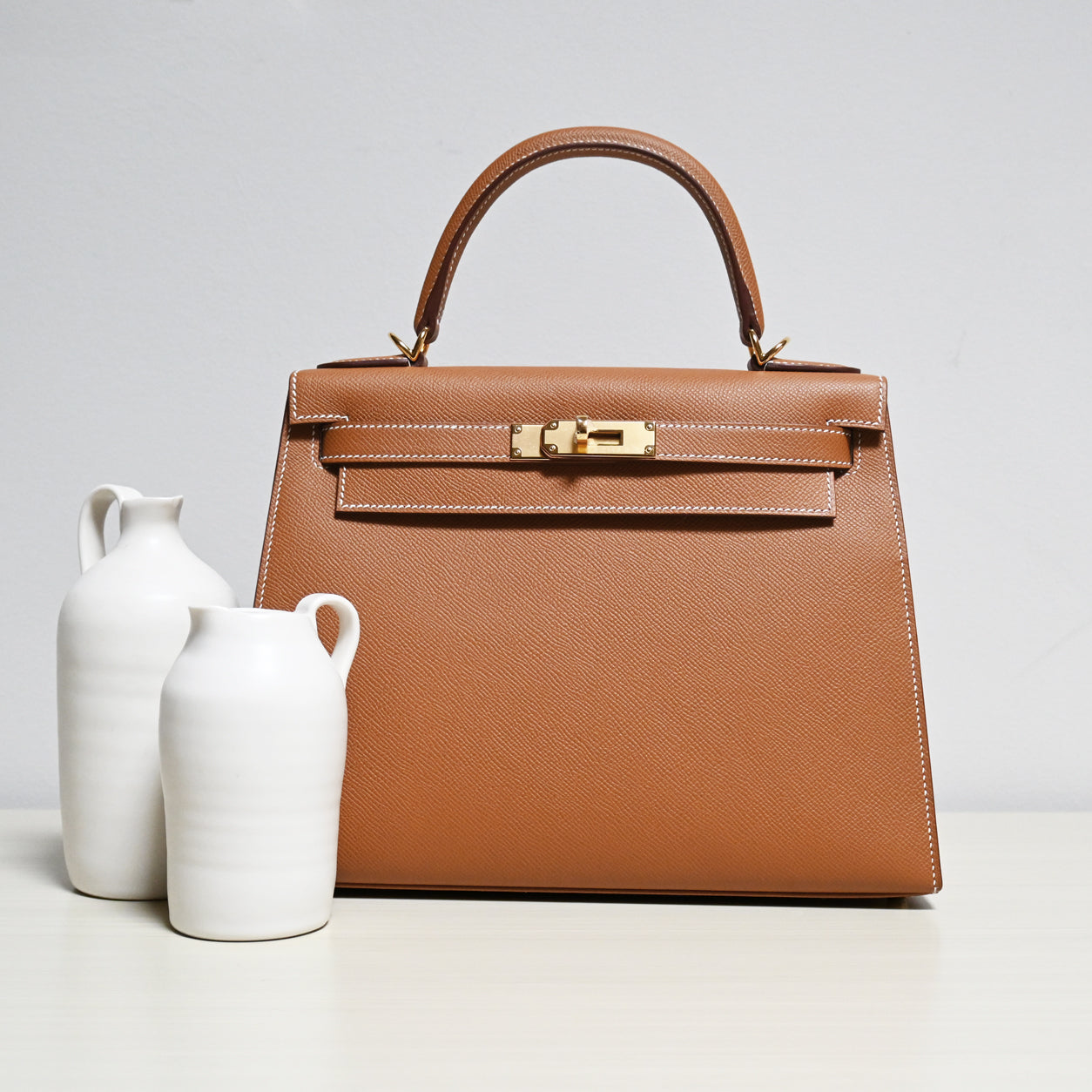 Hermes Kelly 28cm Gold Epsom GHW