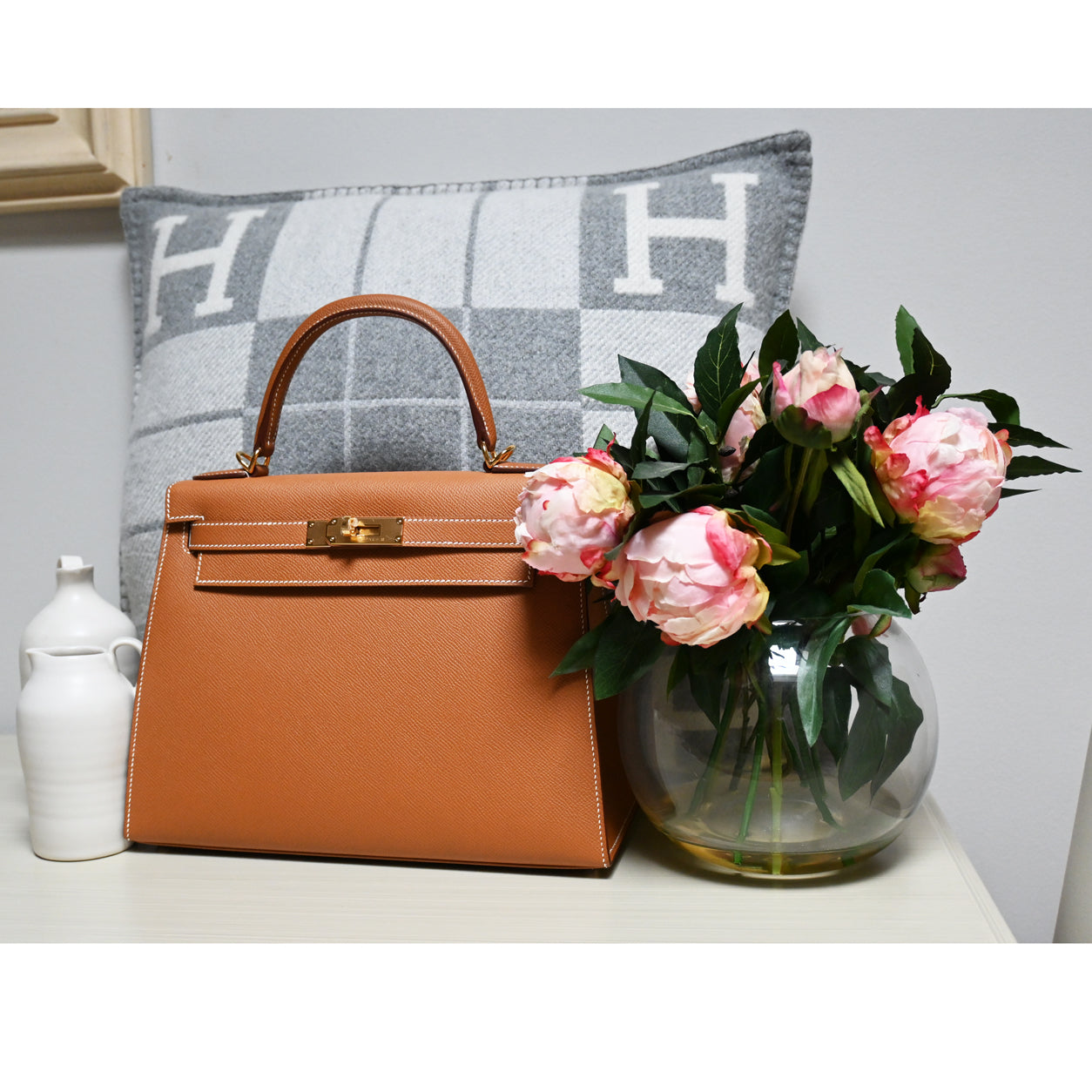 Hermes Kelly 28cm Gold Epsom GHW