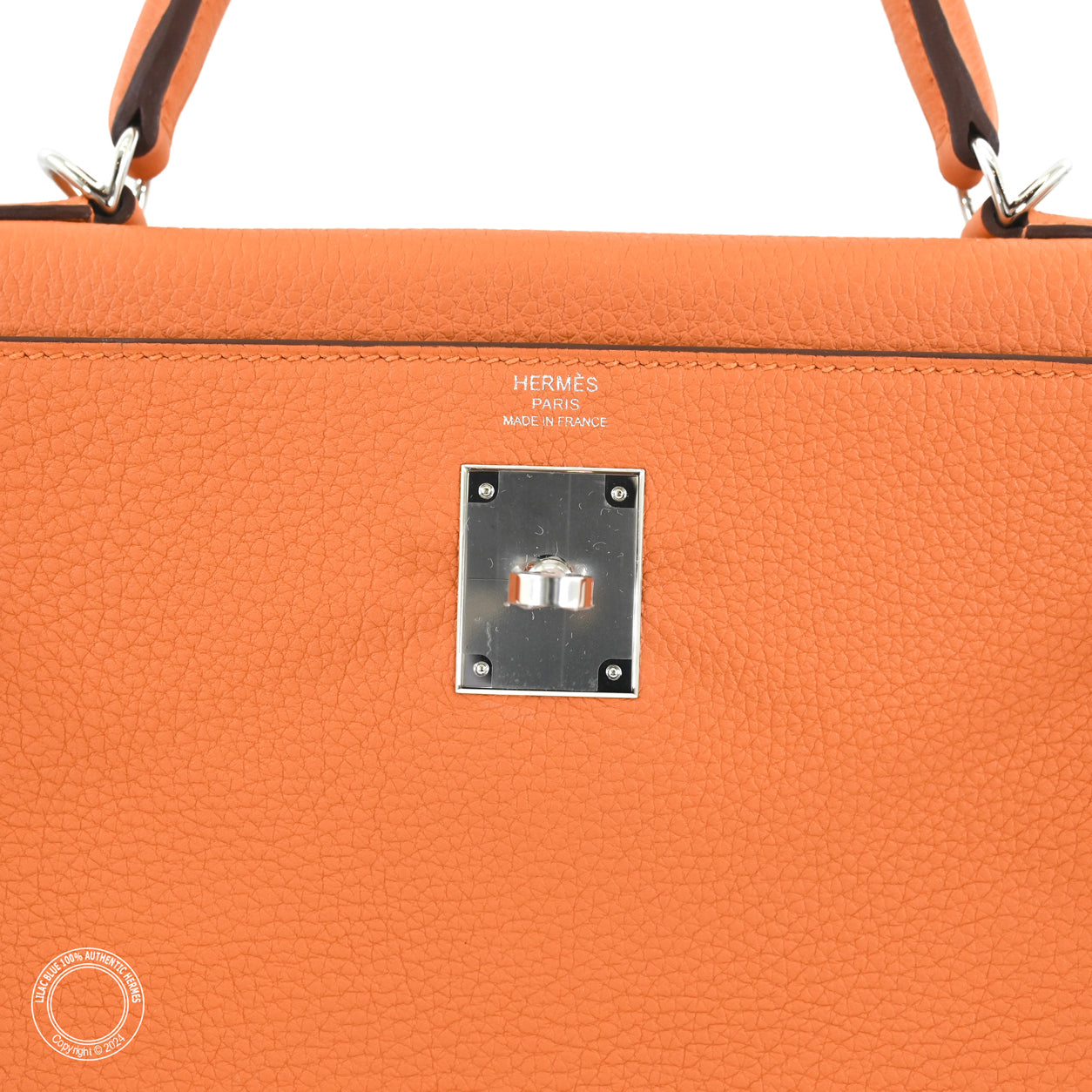 Hermès Kelly 28cm Orange Togo PHW