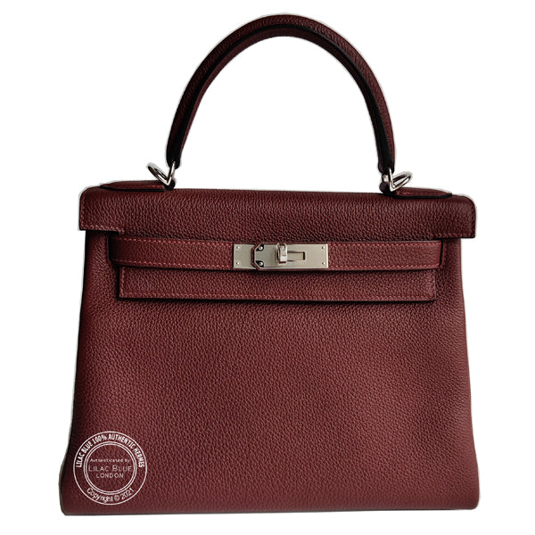 Hermès Kelly 28cm Rouge Sellier Togo PHW