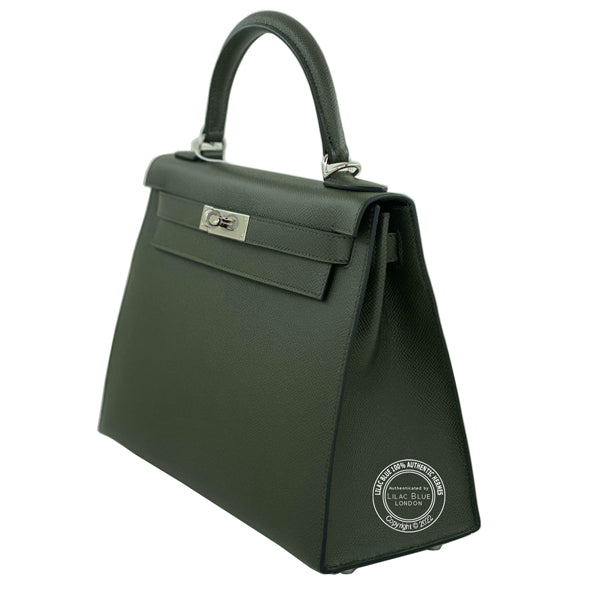 Hermès Kelly 28cm Vert de Gris Epsom PHW