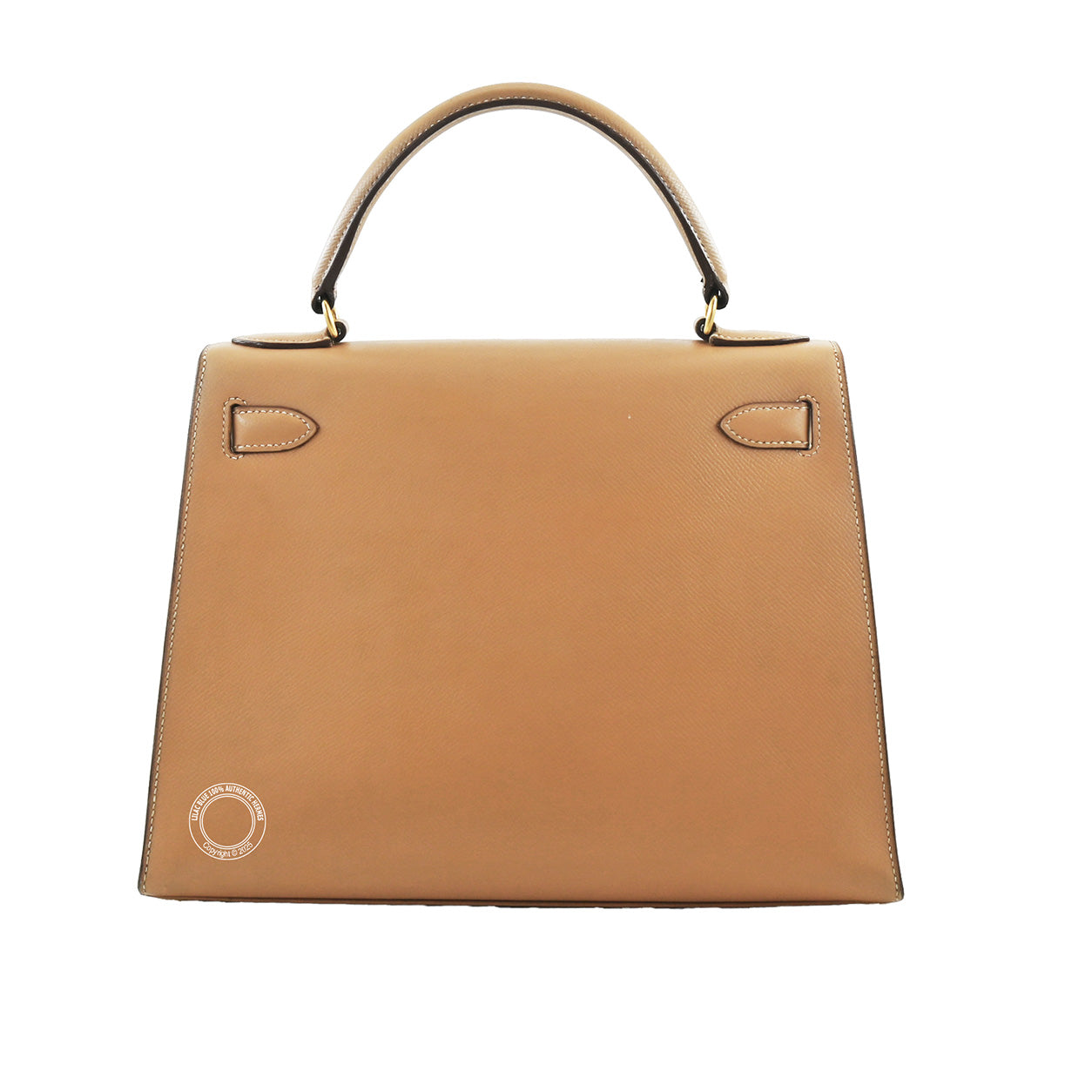 Hermès Kelly 28cm Natural Courchevel GHW - Vintage