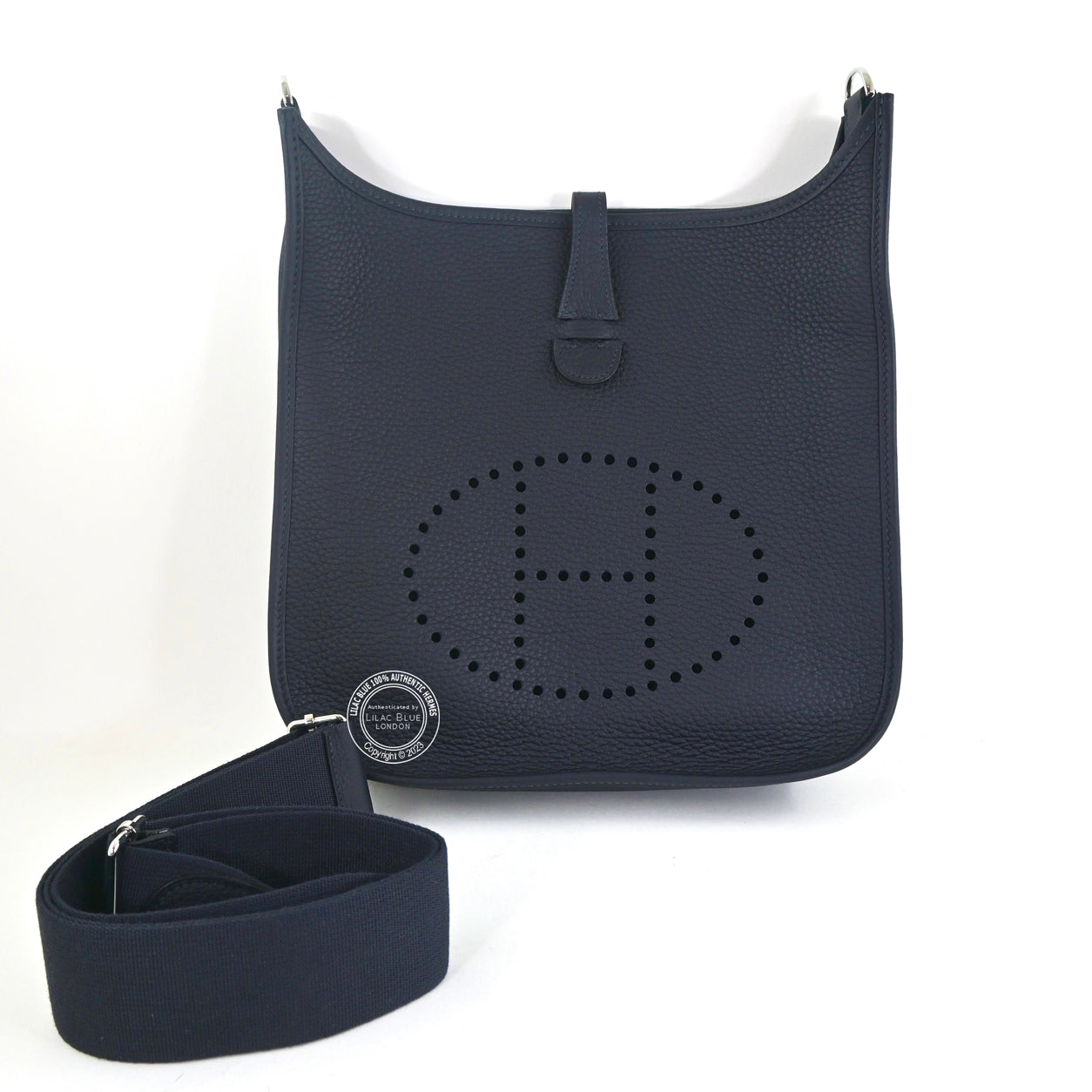 Hermès Evelyne 29cm Caban Clemence PHW