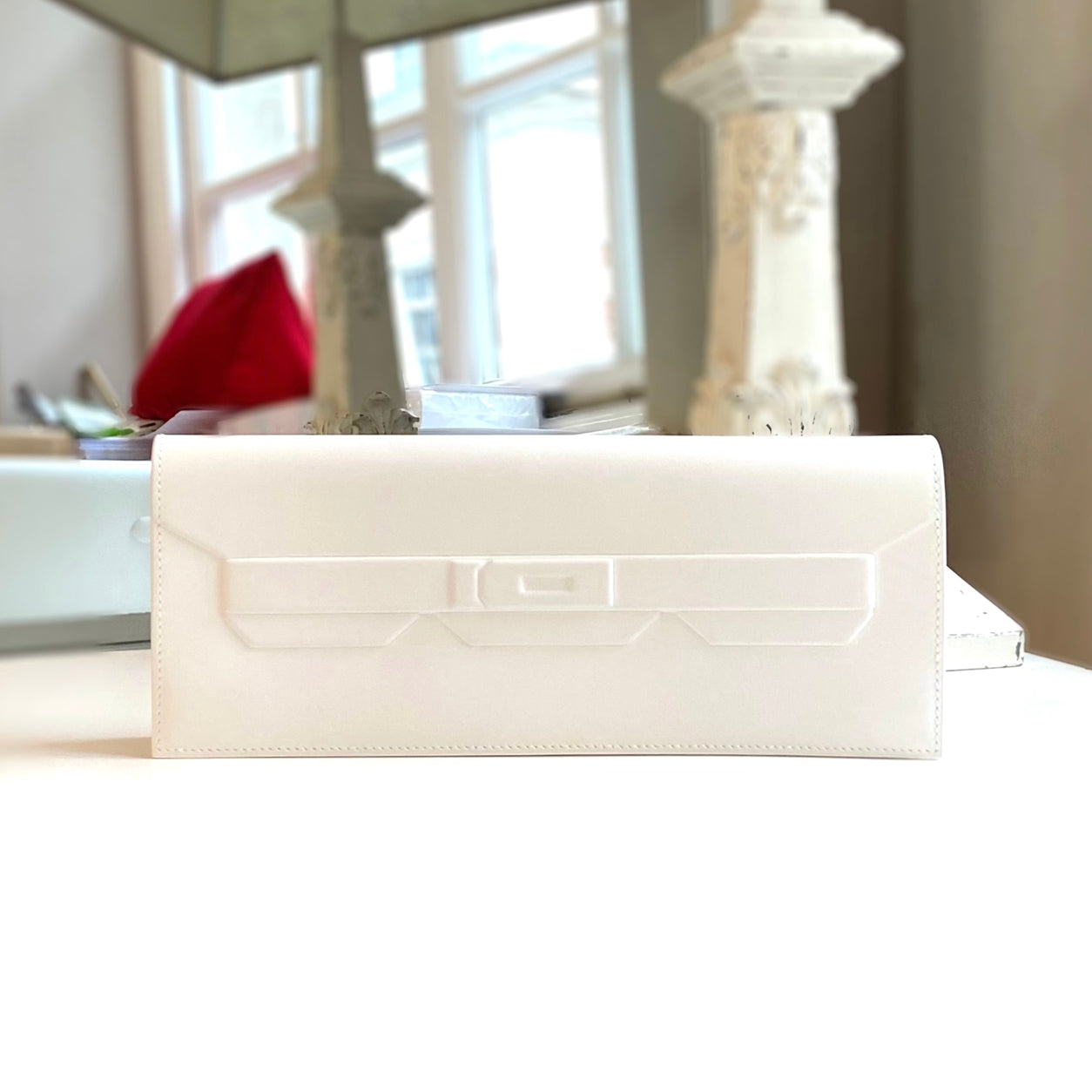 Hermes Birkin 29cm New White Shadow Pochette Swift