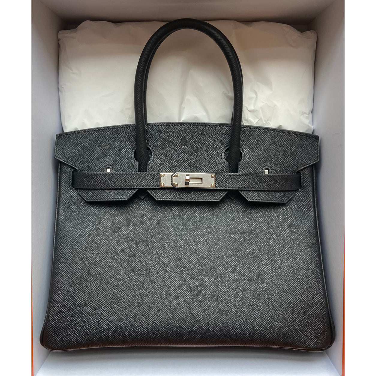 Hermès Birkin 30cm Black Epsom PHW