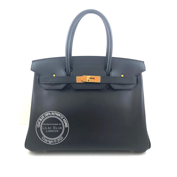 Hermes Birkin 30cm Black Jonathan GHW