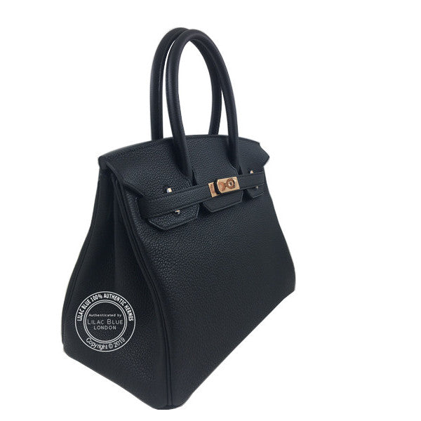 Hermès Birkin 30cm Black Togo RGHW