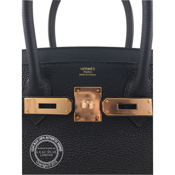 Hermès Birkin 30cm Black Togo RGHW
