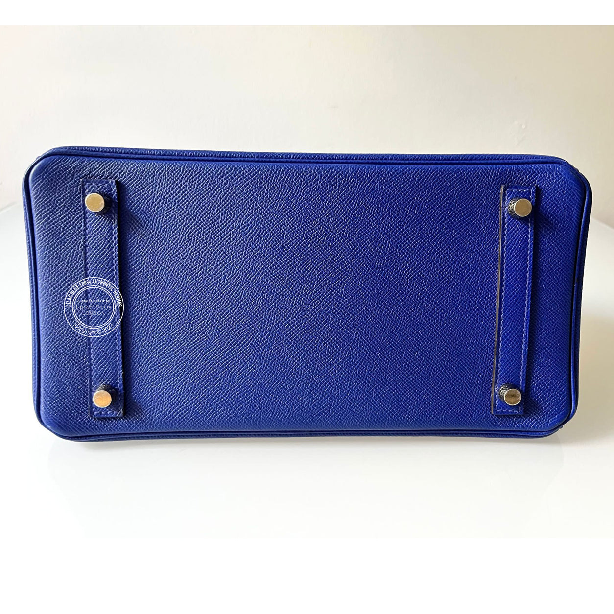 Hermès Birkin 30cm Bleu Electrique Epsom GHW - Preloved