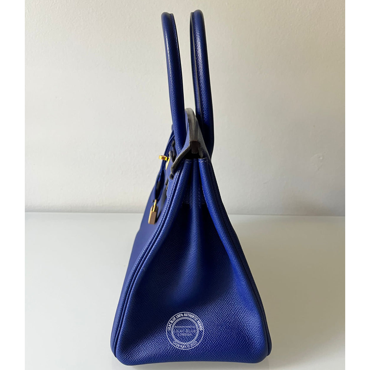 Hermès Birkin 30cm Bleu Electrique Epsom GHW - Preloved