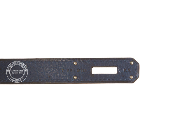 Hermès Birkin 30cm Bleu Iris Birkin Ostrich PHW