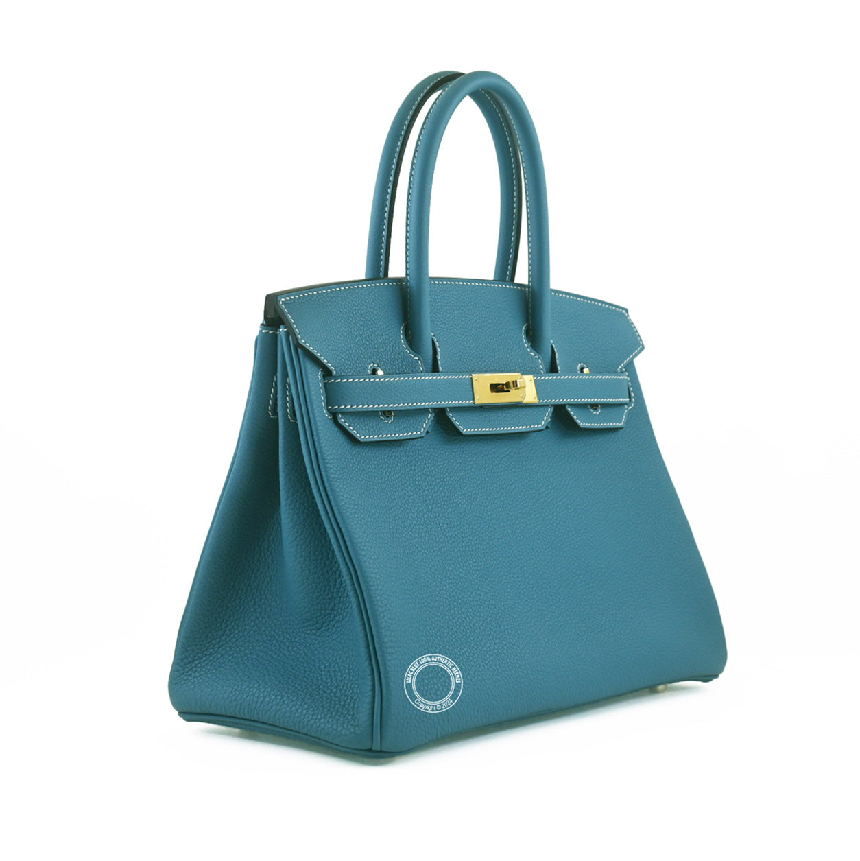 Hermès Birkin 30cm Blue Jean Togo GHW