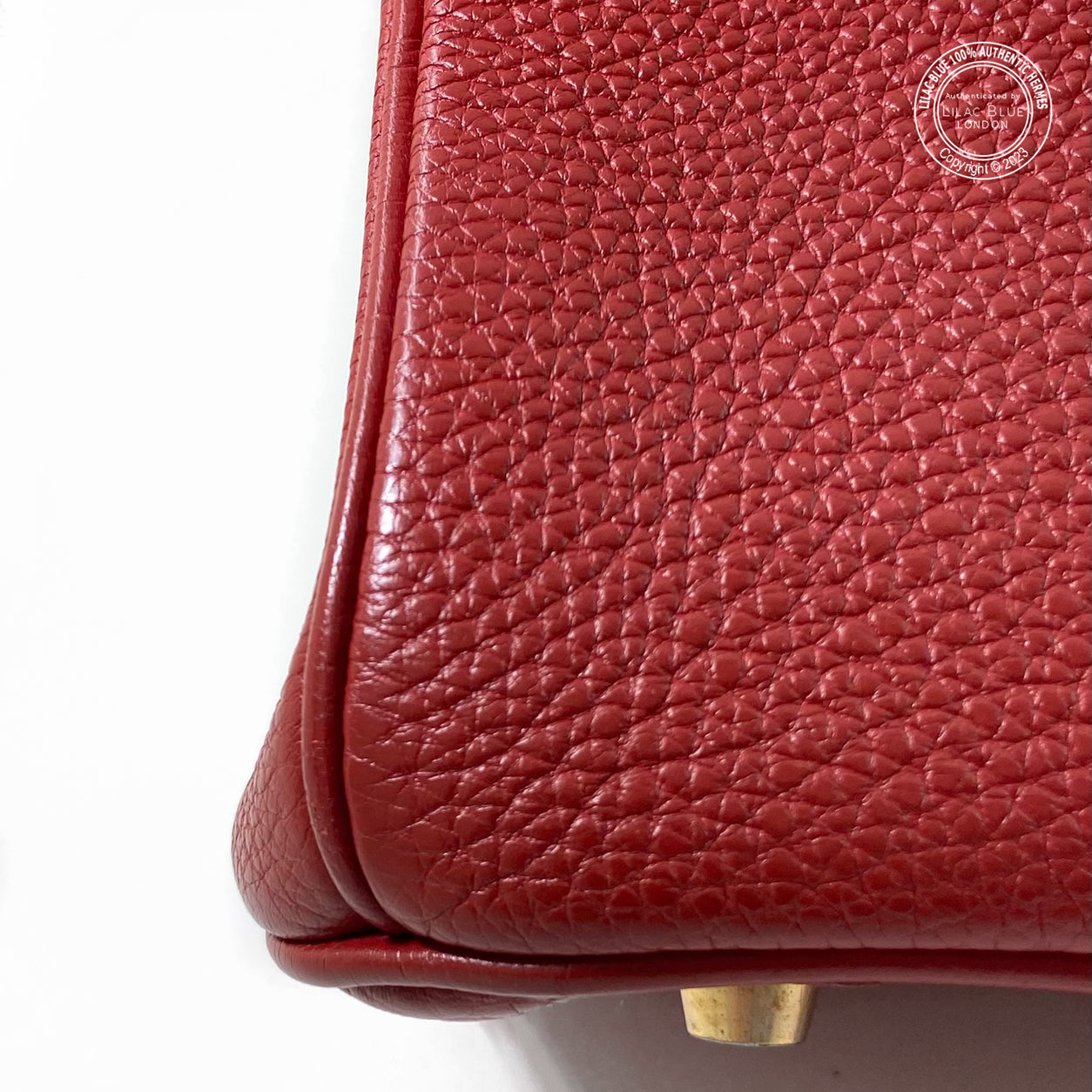 Hermès Birkin 30cm Brique Togo GHW - Preloved