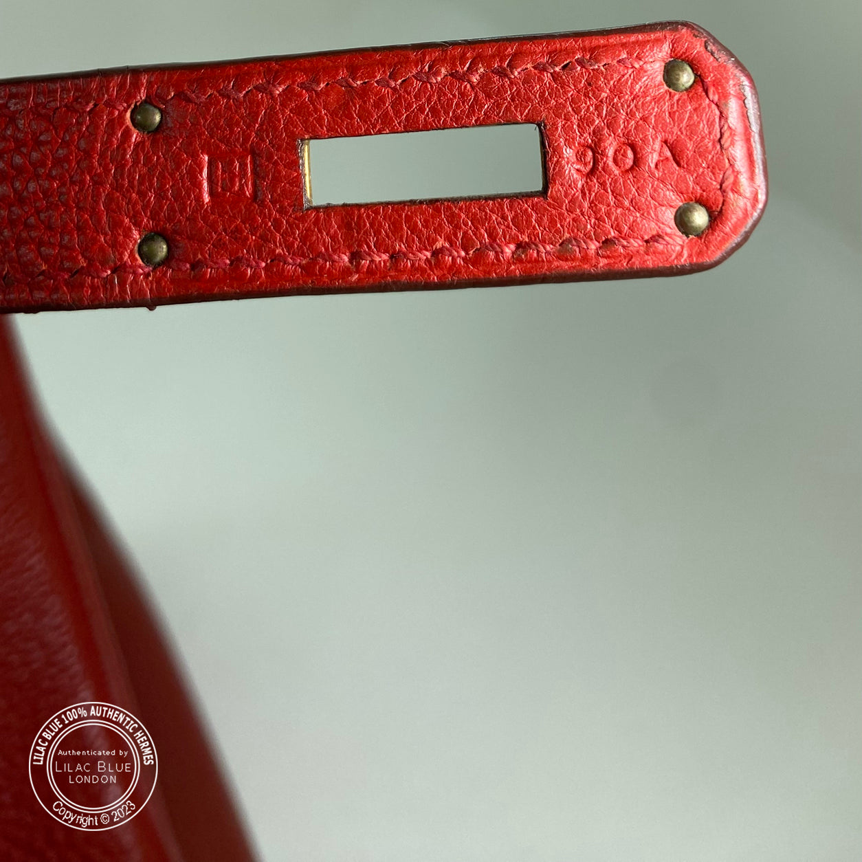 Hermès Birkin 30cm Brique Togo GHW - Preloved