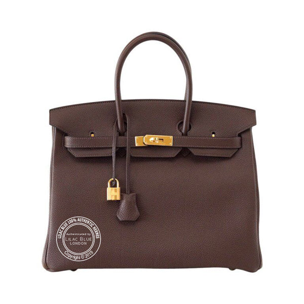 Hermès Birkin 30cm Chocolate Togo GHW