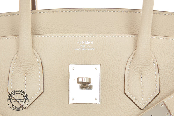 Hermes Birkin 30cm Craie Togo PHW