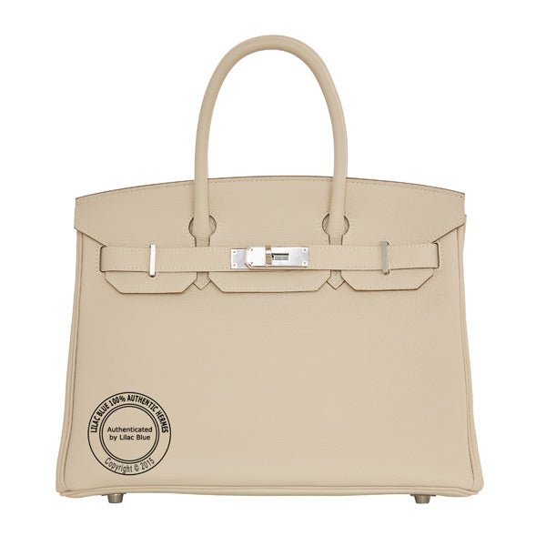 Hermes Birkin 30cm Craie Togo PHW