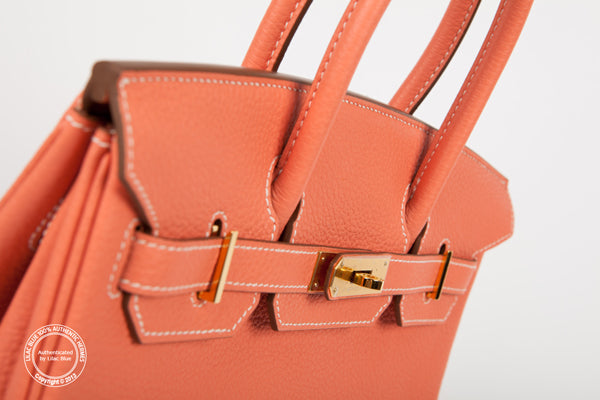 Hermès Birkin 30cm Crevette Togo GHW