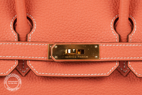 Hermès Birkin 30cm Crevette Togo GHW