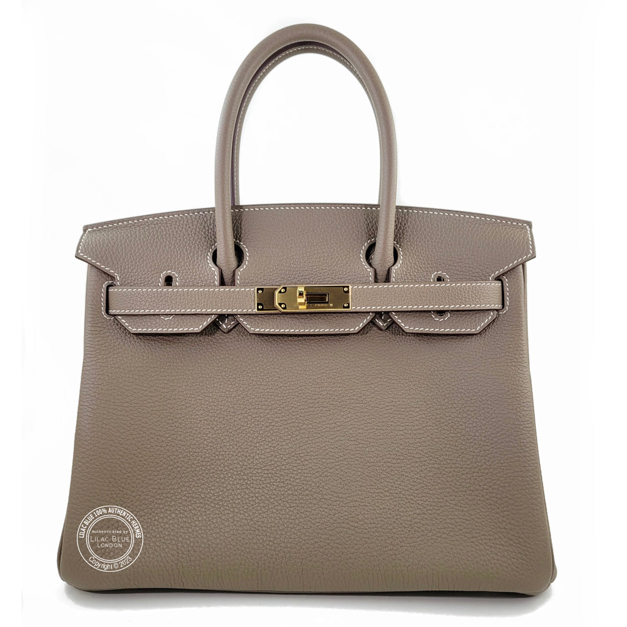 Hermès Birkin 30cm Etoupe Togo GHW