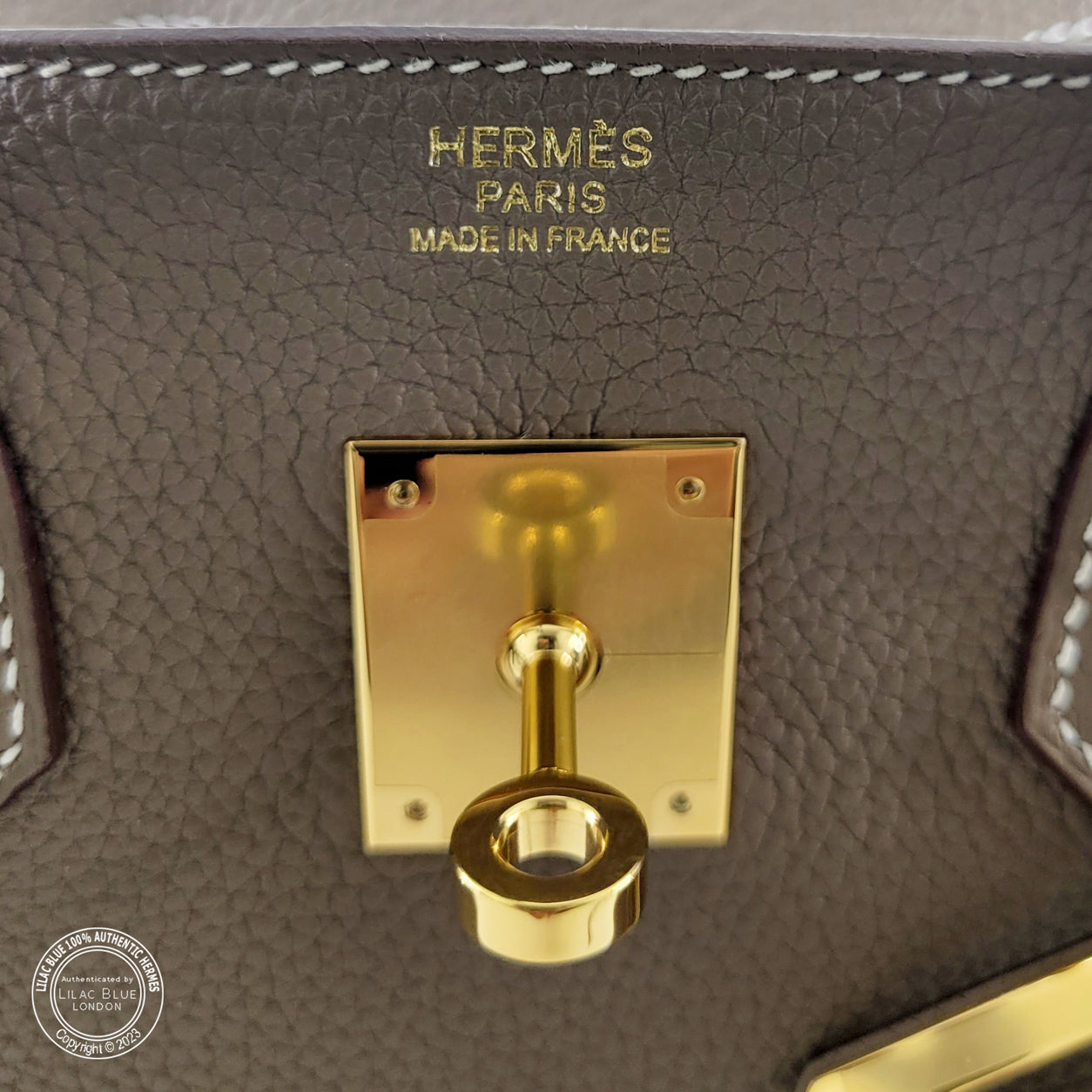 Hermès Birkin 30cm Etoupe Togo GHW