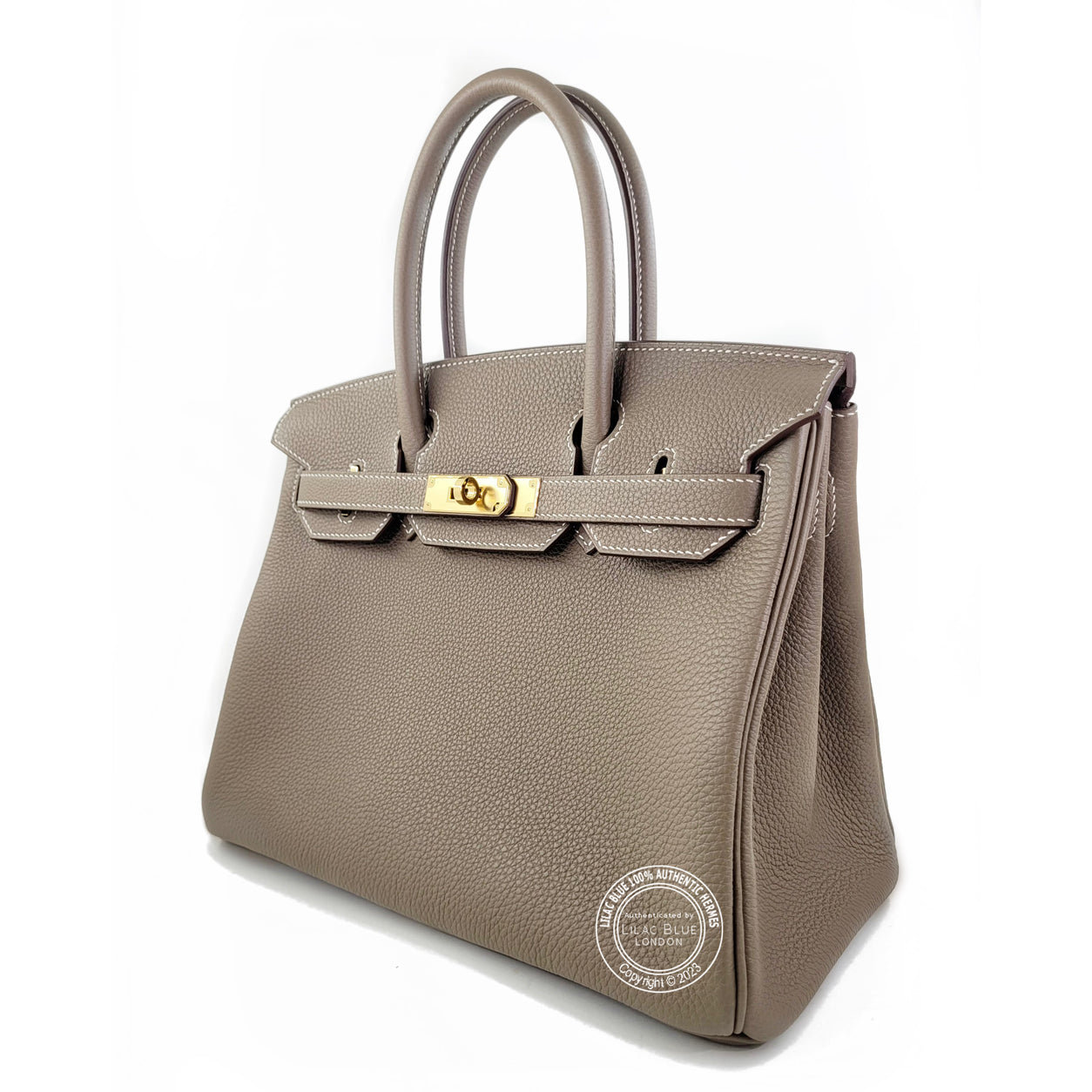 Hermès Birkin 30cm Etoupe Togo GHW