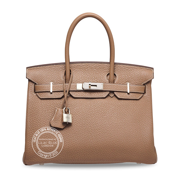 Hermès Birkin 30cm Etoupe Clemence PHW