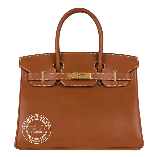 Hermès Birkin 30cm Fauve Barenia Faubourg GHW