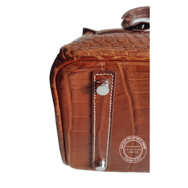 Hermès Birkin 30cm Fauve Matte Croc PHW - Preloved