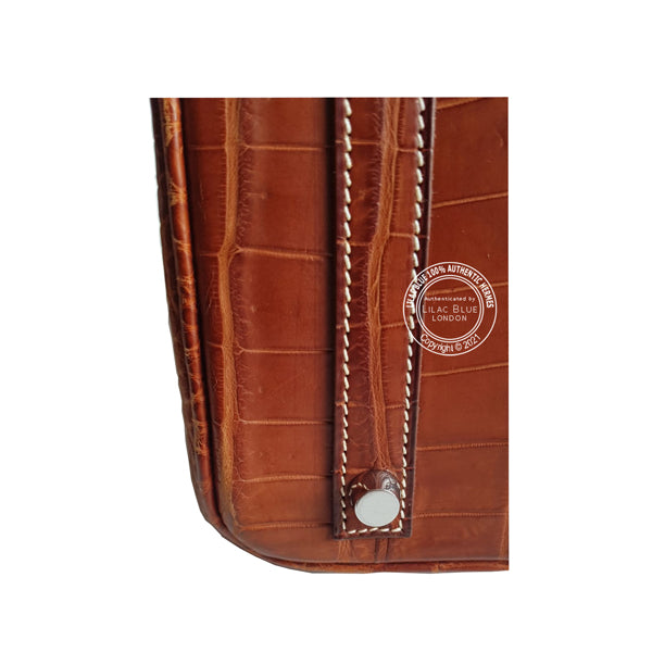 Hermès Birkin 30cm Fauve Matte Croc PHW - Preloved