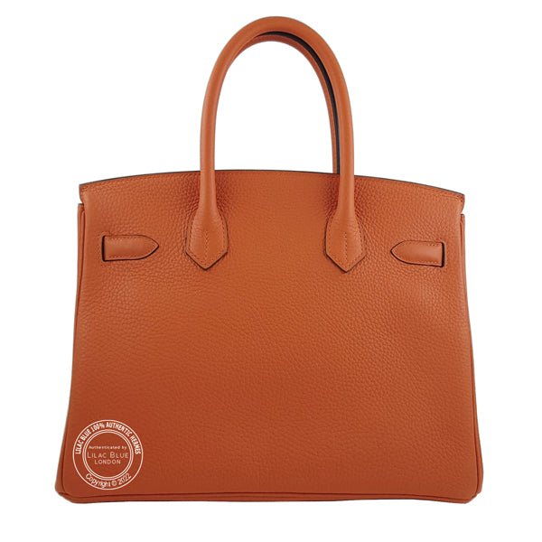 Hermes Birkin 30cm Feu Clemence GHW