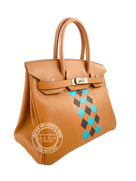 Hermès Birkin 30cm Gold Tressage Swift PHW - Limited Edition