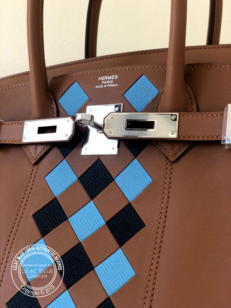 Hermès Birkin 30cm Gold Tressage Swift PHW - Limited Edition