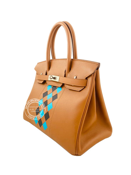 Hermès Birkin 30cm Gold Tressage Swift PHW - Limited Edition