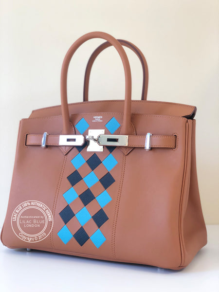 Hermès Birkin 30cm Gold Tressage Swift PHW - Limited Edition