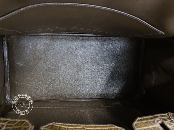 Hermès Birkin 30cm Grand Marriage Ghillies Permabrass - Preloved