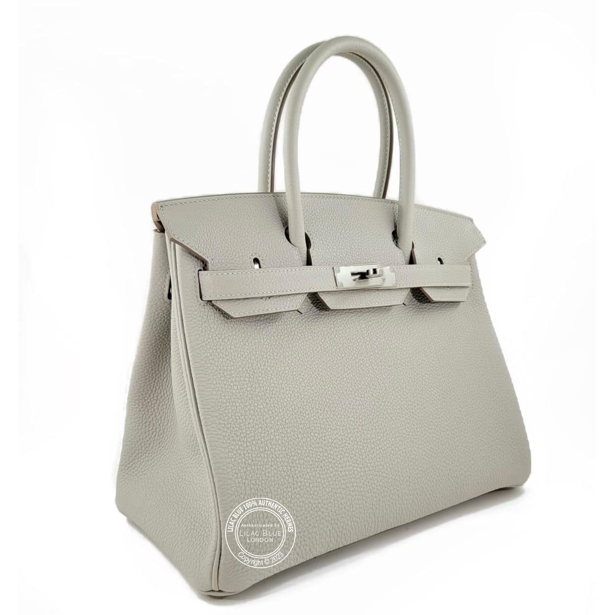 Hermès Birkin 30cm Gris Perle Togo PHW