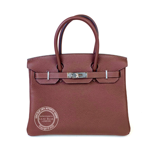 Hermès Birkin 30cm Havane Clemence PHW