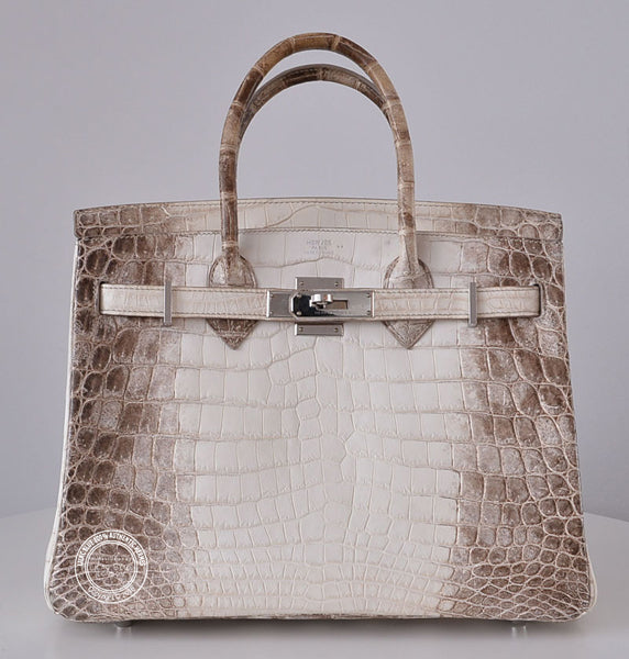 Hermes Birkin 30cm Himalaya Matte Croc PHW