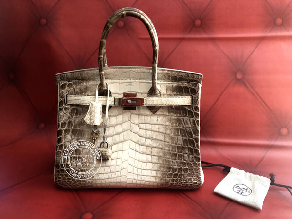 Hermes Birkin 30cm Himalaya Matte Croc PHW
