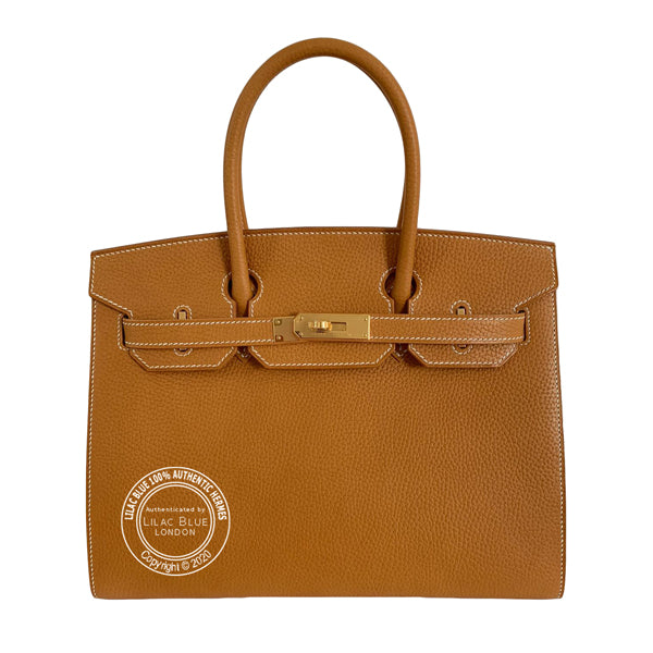 Hermès Birkin 30cm Naturel Sable Sellier Naturelle Grainee GHW